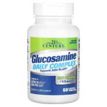 21st Century, Glucosamin Täglicher Komplex, 60 Überzogene Tabletten