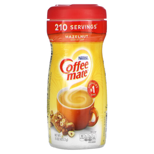 Coffee Mate Coffee Mate, Pulver-Kaffeesahne, Haselnuss, 15 oz (425,2 g)