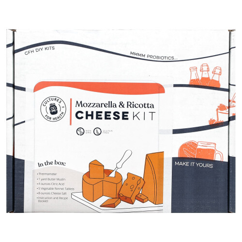 Cultures for Health, Kit Fromage, Mozzarella & Ricotta, 1 Kit 2