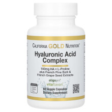 California Gold Nutrition, Complexe d'Acide Hyaluronique, 60 Gélules Végétales