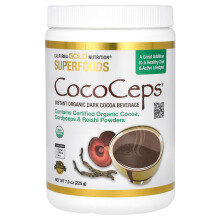 California Gold Nutrition, Superfoods, CocoCeps, Bio Kakao, Cordyceps & Reishi, 7,93 oz (225 g)