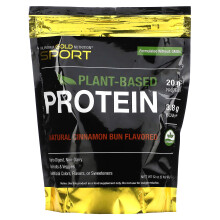 California Gold Nutrition, Sport, Pflanzliches Protein, Zimtschnecke, 2 lb (907 g)