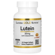 California Gold Nutrition, Lutein mit Zeaxanthin, 20 mg, 120 Veggie-Softgels