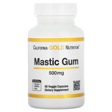 California Gold Nutrition, Mastix, 500 mg, 60 Vegetarische Kapseln