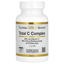 California Gold Nutrition, Total C Complex, 500 mg, 60 Veggie-Kapseln