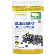 California Gold Nutrition, Superfoods, Blaubeersaftpulver, 3,53 oz (100 g)