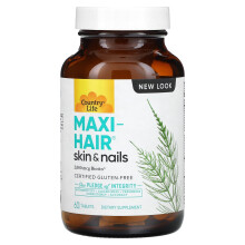 Country Life, Maxi-Haar, Haut & Nägel, 60 Tabletten