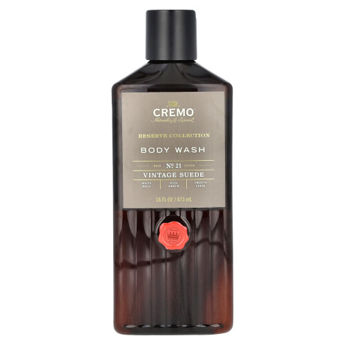 Cremo Gel Doccia Vintage Suede per Uomini, 16 Fl Oz