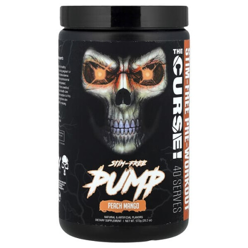 Stim-Frei Pump, Pre-Workout, Pfirsich Mango