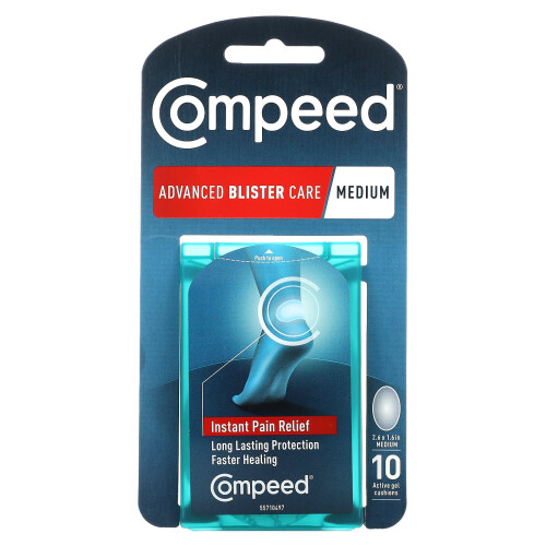 Compeed Compeed, Advance Blister Care, Medium, 10 Active Gel Cushions