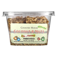 Country House, Kokosnuss & Nüsse, Chia + Leinsamen, 7 oz (198 g)
