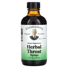 Christopher's Original Formulas, Sirop à Base de Plantes pour la Gorge, 4 fl oz (118 ml)