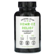 Crystal Star, Hemr-Ez Relief, 90 Vegetarische Kapseln