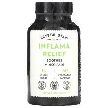 Crystal Star, Soulagement Inflammatoire, 60 Gélules Végétariennes