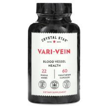 Crystal Star, Vari-Vein, 60 Vegetarische Kapseln