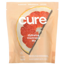 Cure Hydration, Mélange Hydratant d'Électrolytes, Pamplemousse, 14 Sachets, 0.29 oz (8.3 g) Chacun