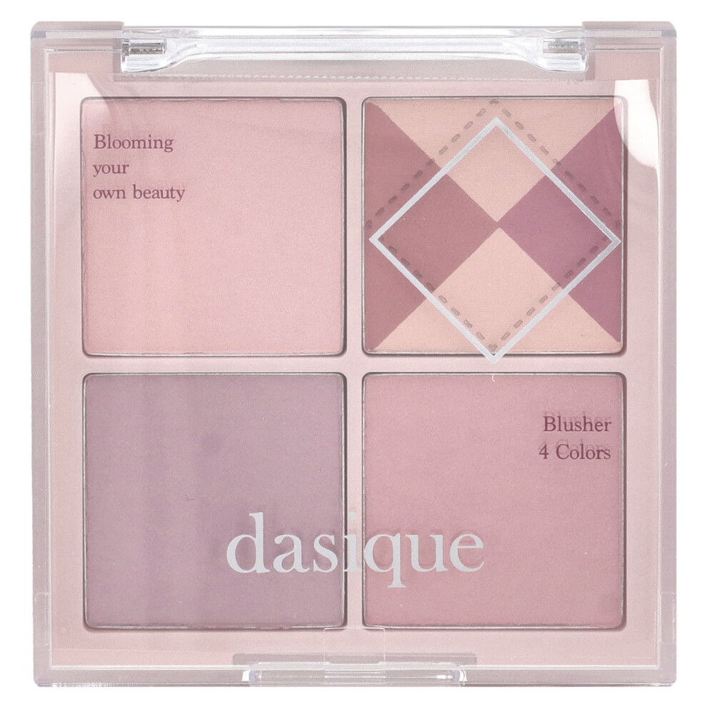 Dasique Blending Mood Cheek Blusher Palette For Healthy Look Shade 05 Violet Knit 10 G - Image 2