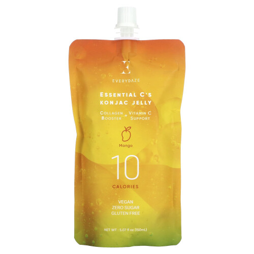Everydaze, Essential C's Konjac Gelee, Mango, 5,07 fl oz (150 ml)