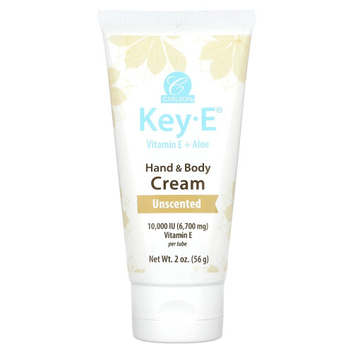 Carlson, Key - E, Crème pour Mains et Corps, Non Parfumée, 2 oz (56 g)
