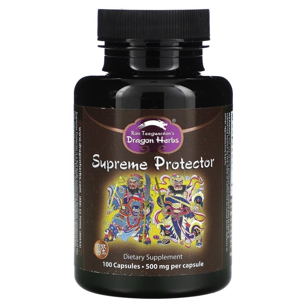 Dragon Herbs , Supreme Protector, 500 Mg, 100 Capsules