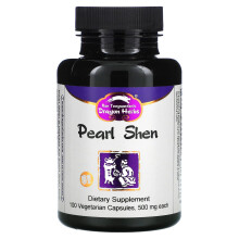 Dragon Herbs, Perle Shen, 500 mg, 100 Vegetarische Kapseln