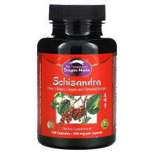 Dragon Herbs, Schizandra, 500 mg, 100 Kapseln