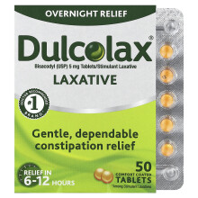 Dulcolax, Laxatif, 50 Comprimés Enrobés Confort