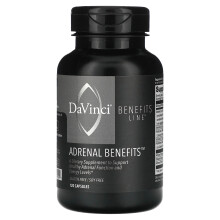 DaVinci Laboratories of Vermont, Benefits Line, Nebennieren Vorteile, 120 Kapseln