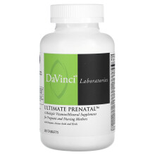 DaVinci Laboratories of Vermont, Ultimate Prénatal, 150 Comprimés