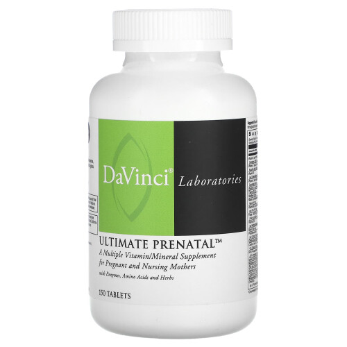 DaVinci Laboratories of Vermont, Ultimate Prénatal, 150 Comprimés