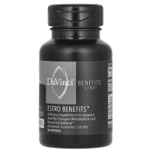 DaVinci Laboratories of Vermont, Ligne Bénéfices, Estro Bénéfices, 60 Capsules