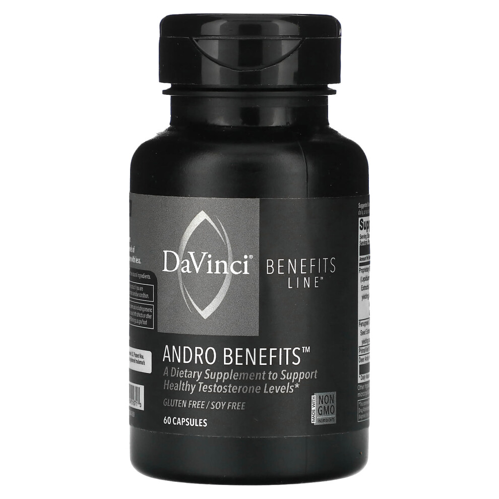 Photos - Vitamins & Minerals DaVinci Laboratories of Vermont, Benefits Line, Andro Benefits , 60 Capsules 