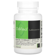 DaVinci Laboratories of Vermont, Schwarze Johannisbeersamenöl, 90 Weichkapseln