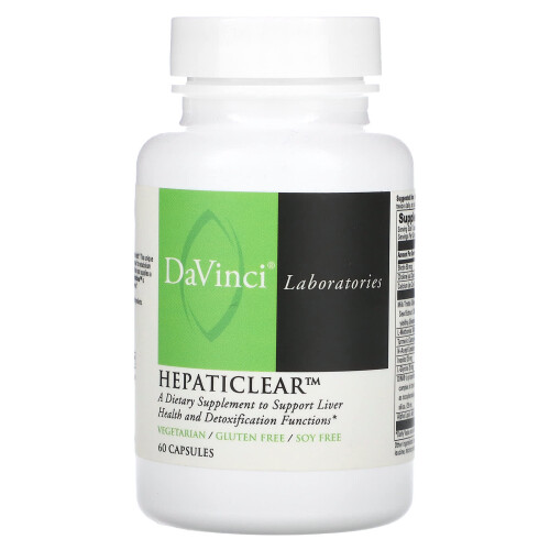 DaVinci Laboratories of Vermont, Hepaticlear, 60 Capsules