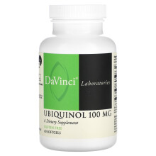 DaVinci Laboratories of Vermont, Ubiquinol, 100 mg, 60 Weichkapseln