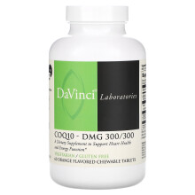 DaVinci Laboratories of Vermont, CoQ10-DMG, Orange, 60 Kautabletten