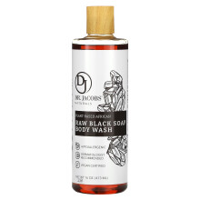 Dr. Jacobs Naturals, Gel Douche au Savon Noir Brut Africain Végétal, 16 oz (473 ml)