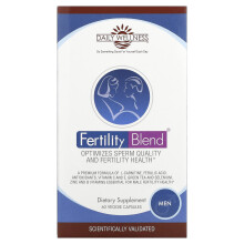 Daily Wellness Company, Fertility Blend, Hommes, 60 Gélules Végétales