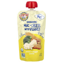 Earth's Best, Purée de Pâtes et Légumes Bio, 9 Mois et Plus, Macaroni au Fromage avec Légumes, 4 oz (113 g)
