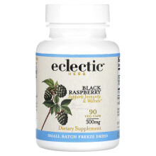 Eclectic Herb, Schwarze Himbeere, 300 mg, 90 Vegetarische Kapseln