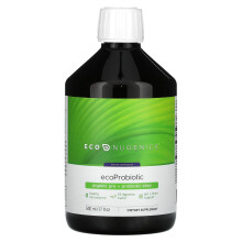 Econugenics, EcoProbiotique, Élixir Organique Pré + Probiotique, Baies Naturelles, 17 fl oz (500 ml)