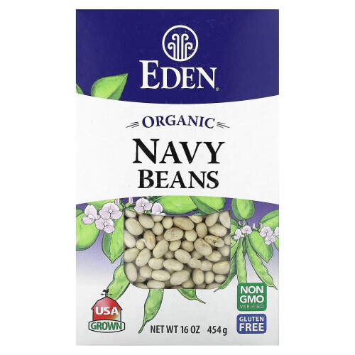 Eden Foods, Bio-Weiße Bohnen, 16 oz (454 g)