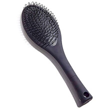 Brosse Loop Noire The Hair Shop - Qualité Professionnelle avec Design Ergonomique - Outil Démêlant Sûr