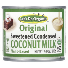 Edward & Sons, Let's Do Organic, Gezuckerte Kondensierte Kokosmilch, Original, 7,4 oz (210 g)