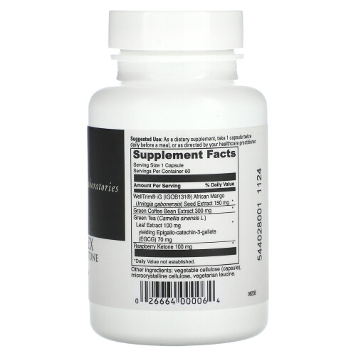 DaVinci Laboratories of Vermont, Mango-Plex avec Cétone de Framboise, 60 Capsules 2