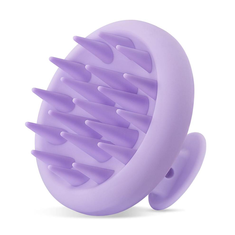 Heeta Scalp Massager Hair Growth Scalp Scrubber With Soft Bristles Integrated Silicone Design Scalp Exfoliator For Dandruff Removal & Relax Scalp