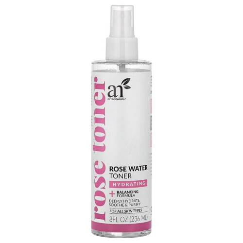 Tonique à l'Eau de Rose, Pour Tous Types de Peau