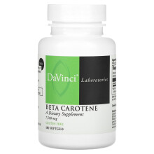 DaVinci Laboratories of Vermont, Beta-Carotin, 7.500 mcg, 180 Softgels