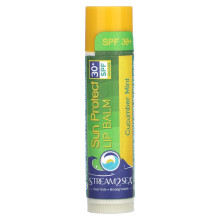 Stream2Sea, Sonnenschutz-Lippenbalsam, LSF 30+, Gurke Minze, 0,15 Unzen (4 g)