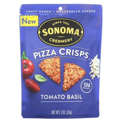 Sonoma Creamery, Croustilles Pizza, Tomate Basilic, 2 oz (57 g)